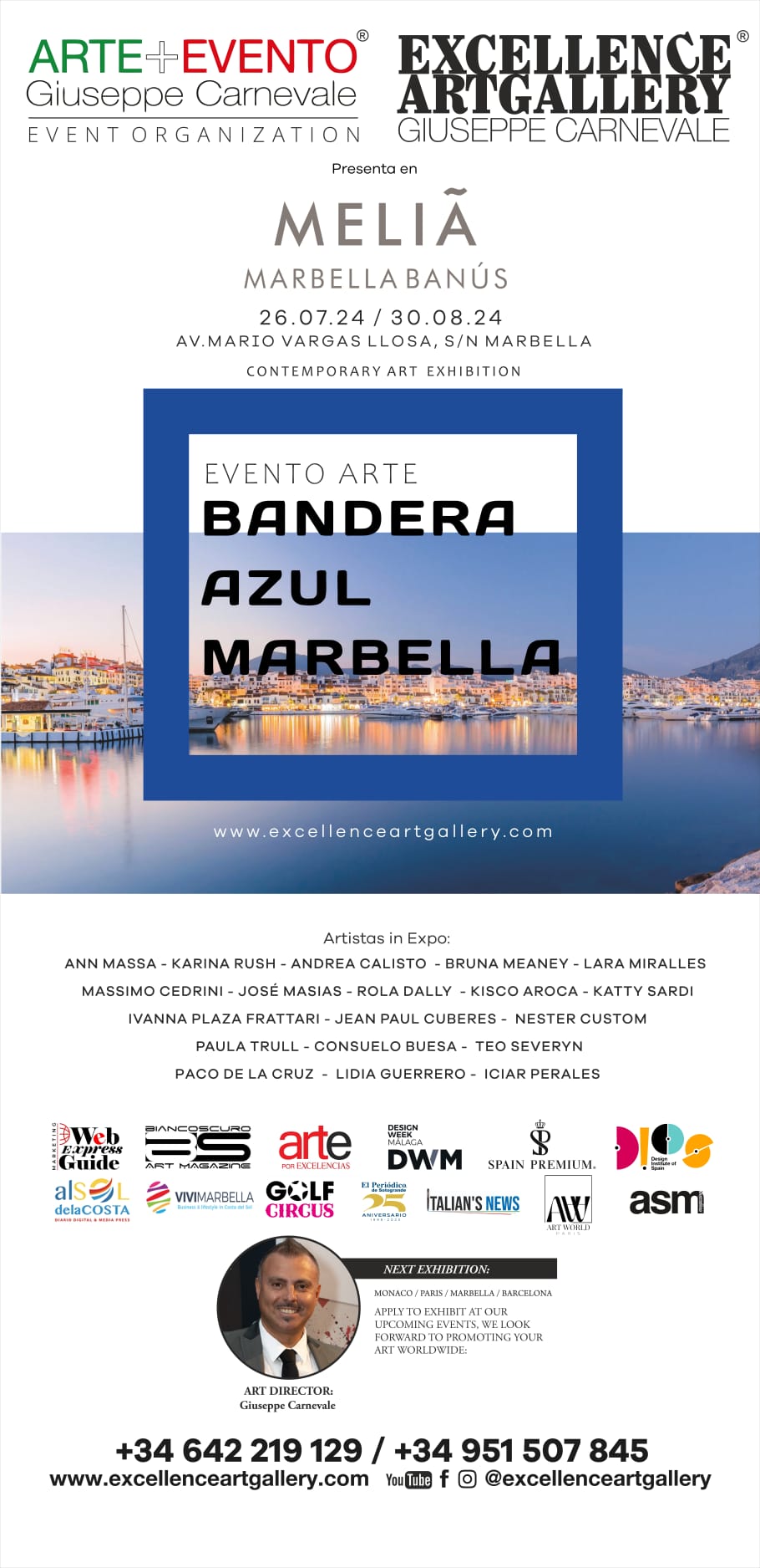 exposición internacional "Bandera Azul Marbella"