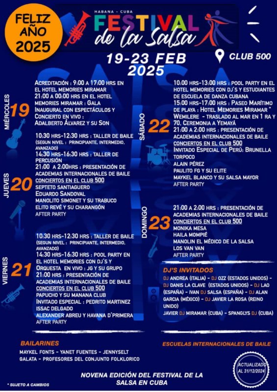 Festival de la Salsa en Cuba 2025