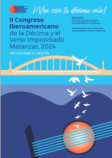 Cartel II Congreso Iberoamericano de la Décima y el Verso Improvisado