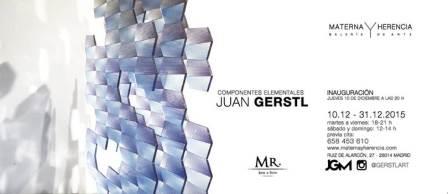 Exposición "Componentes Elementales" de Juan Gerstl 