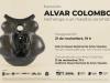 CArtel de la expo "Alvar Colombo: homenaje a un maestro ceramista" 