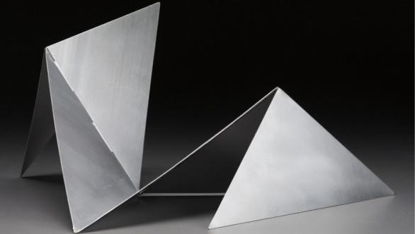 LYGIA CLARK Bicho Invertebrado, Aluminum, 21 1/4 x 23 5/8 x 7 11/16 In. [54 x 59 x 19.8 Cm.] 