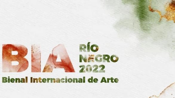 cartel de la bienal Internacional de arte de río negro