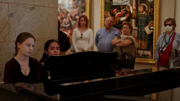 Pinceladas sonoras. Fotografía del Museo Nacional del Prado