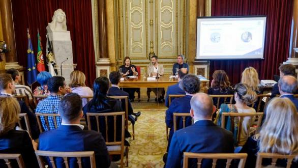 Maribel López, Directora de ARCO; Diogo Moura, Concejal de Cultura, Economía e Innovación del Ayuntamiento de Lisboa; Bruno Múrias, Miembro del Comité Organizador de ARCOlisboa