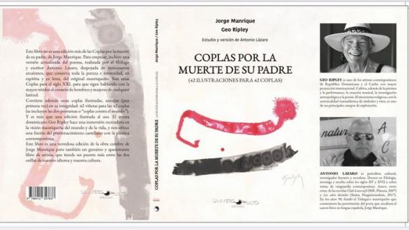 Coplas por la muerte de su padre de Jorge Manrique con ilustraciones del artista visual Geo Ripley y estudio y versión de Antonio Lázaro Cebrián