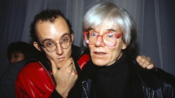 Nan Goldin, Keith Haring & Andy Warhol at Palladium, 1985 © Nan Goldin, Courtesy Nan Goldin, New York